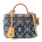 LOUIS VUITTON GHW Since 1854 Vanity Case 2 Way Bag M57403 Monogram Jacquard Blue