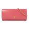 PRADA GHW Chain Shoulder Bag Calfskin Leather Pink