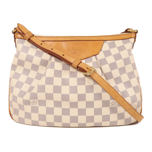 LOUIS VUITTON LV GHW Siracusa Shoulder Bag Damier Azur