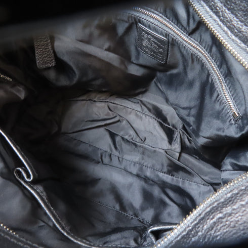 BURBERRY SHW 2 Way Shoulder Handbag Nylon Black