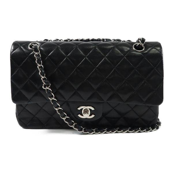 CHANEL CC SHW Classic 25 Shoulder Bag Lambskin Leather
