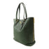 PRADA GHW Vitello Daino Shoulder Handbag Tote Bag BR4372 Calfskin Leather Green
