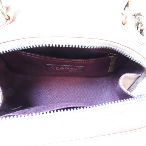 CHANEL Quilted CC GHW Chain Shoulder Bag A9346 Caviar Leather Sanguine Pink