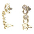 CHANEL CC Coco Earrings Metal Gold