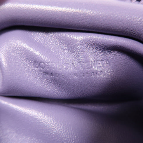 BOTTEGA VENETA BV SHW Pouch Shoulder Bag 577816 Intrecciato Leather Purple