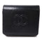 CHANEL CC GHW Wallet Leather Black