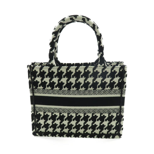 Christian Dior Medium Book Tote Bag Canvas Black