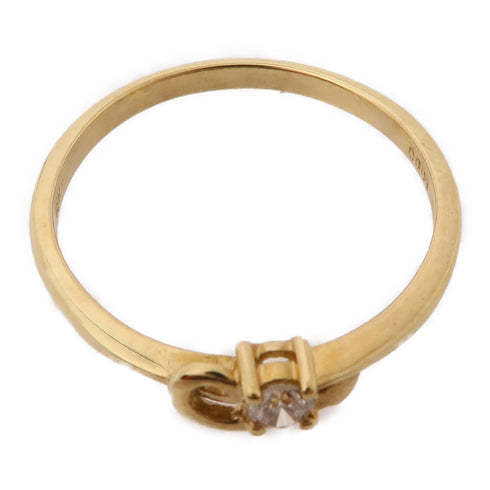 JEWELRY Diamond Ring 18K Yellow Gold US#7 v1