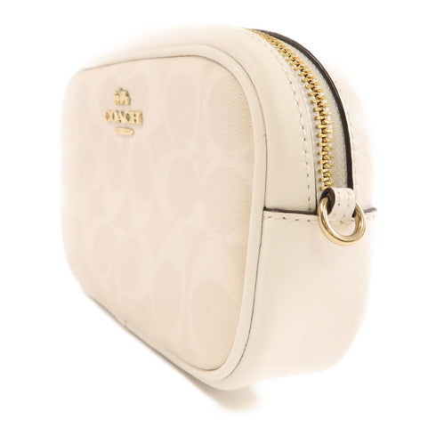 COACH SHW 2 Way Shoulder Waist Bag C2079 Calfskin Leather