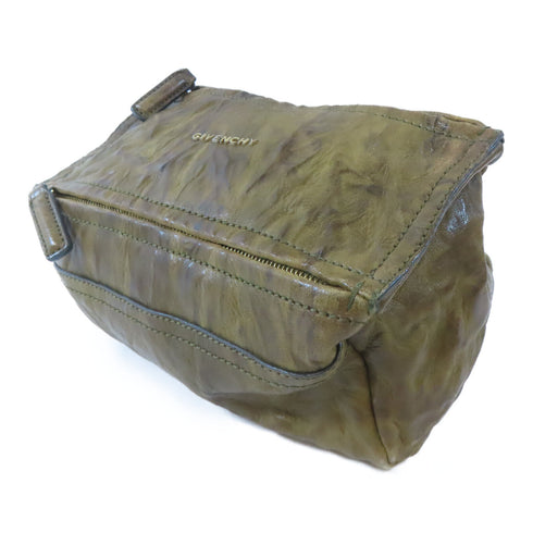 GIVENCHY GHW Shoulder Bag Calfskin Leather Brown