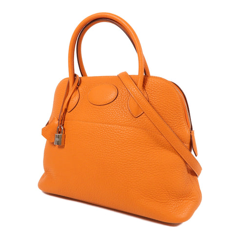 HERMES PHW Bolide 31 2 Way Shoulder Bag Clemence Leather