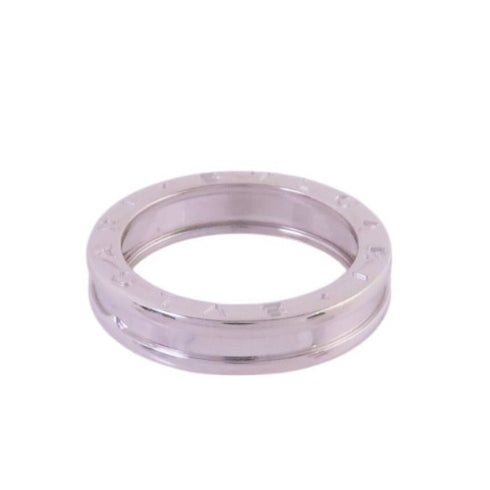 BVLGARI B-zero 1 1Band Ring#55 US#7 Ring 18K White Gold