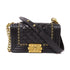 CHANEL Quilted CC GHW Boy Chanel Chain Shoulder Bag A67085 Calfskin Black