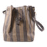 FENDI GHW Vintage Bucket Bag Shoulder Bag Coated Canvas