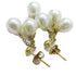 FINE JEWELRY Earrings 18K Yellow Gold/PVC Gold/White