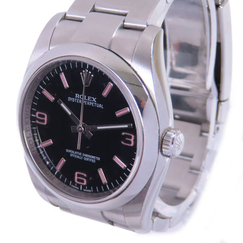ROLEX Oyster Perpetual Automatic Watch Stainless Steel 116000 Black