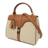CELINE GHW Small 16 2 Way Shoulder Bag Canvas Brown/Beige