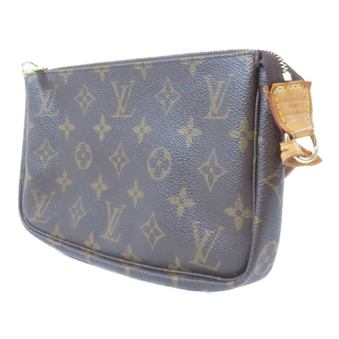 LOUIS VUITTON LV GHW Pochette Accessories Handbag M51980 Monogram Brown