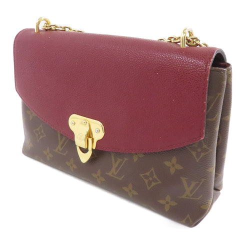 LOUIS VUITTON LV GHW Saint Placide Chain Shoulder Bag M43715 Monogram Brown