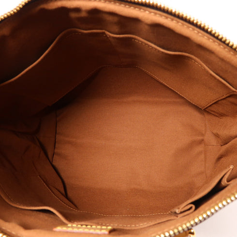 LOUIS VUITTON LV GHW Palermo PM 2 Way Shoulder Bag M40145 Monogram Brown v14