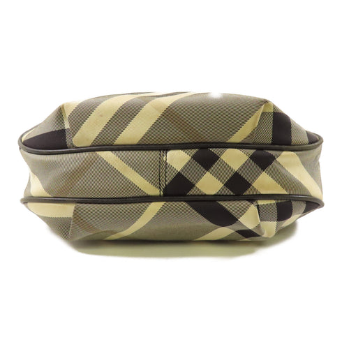 BURBERRY BLUE LABEL SHW 2 Way Shoulder Bag Canvas Beige/Black