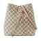 LOUIS VUITTON LV GHW Neo Noe MM Shoulder Bag N40152 Damier Azur White Pink
