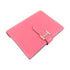 HERMES PHW Bearn Compact Bifold Wallet Chevre Leather Rose Azalee Pink