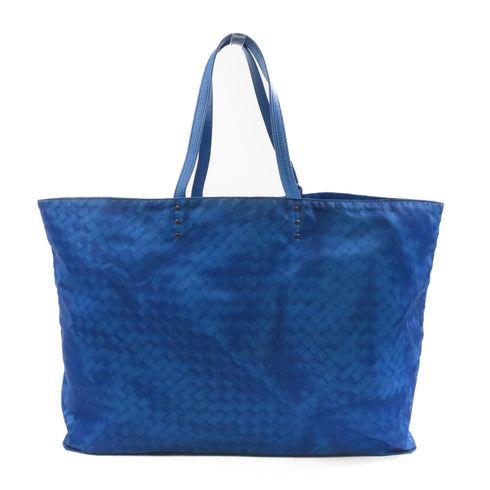 BOTTEGA VENETA BV SHW Tote Bag Nylon Blue