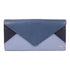 Chloe GHW Long Wallet Lambskin Leather Navy/Light Blue