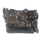 CHANEL CC GHW/SHW Gabrielle Shoulder Bag A91810 Sequin Calfskin Black Gold