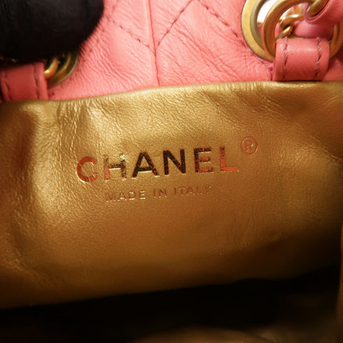 CHANEL Quilted CC GHW Chain Shoulder Bag AS1894 Lambskin Leather Pink