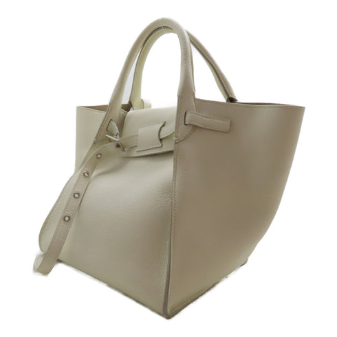 CELINE SHW 2 Way Shoulder Bag 183313A4U.01IC Calfskin Leather White