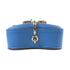 HERMES PHW Mini Della Shoulder Bag Veau Epsom Leather Blue Mykonos