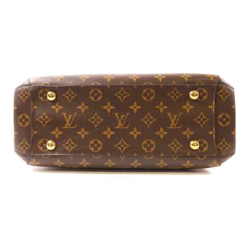 LOUIS VUITTON LV GHW Montaigne MM 2 Way Shoulder Handbag M41056 Monogram Brown