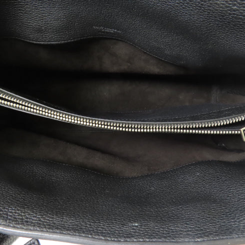 SAINT LAURENT YSL SHW Sac De Jour 2 Way Shoulder Bag 464960 Calfskin Leather