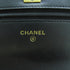 CHANEL Quilted CC GHW Top Handle Wallet On Chain Shoulder Handbag Lambskin Black