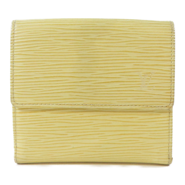 LOUIS VUITTON LV W Hook Wallet M6348A Epi Yellow