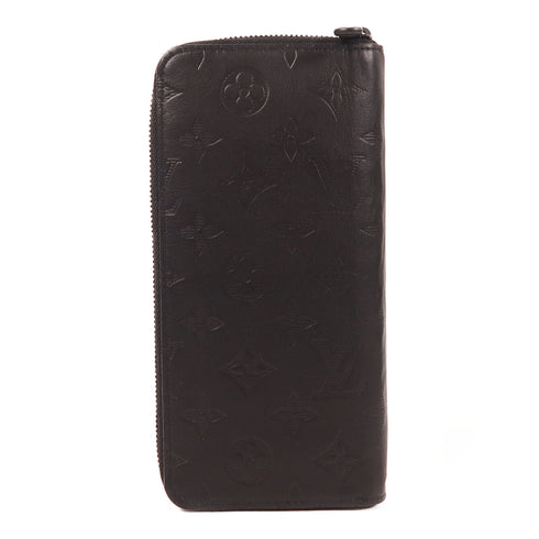 LOUIS VUITTON LV Zipper Long Wallet M62902 Monogram Shadow Black