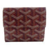 GOYARD Card Case Coated Canvas Red