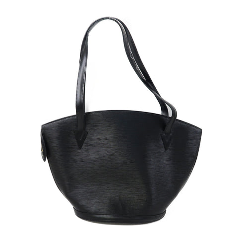LOUIS VUITTON LV GHW Saint Jacques Shoulder Bag M52272 Epi Leather Black