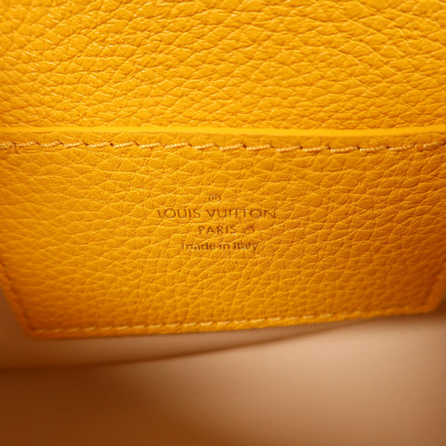 LOUIS VUITTON LV GHW Pont 9 Soft PM Shoulder Bag M59290 Calfskin Leather Yellow