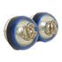 CHANEL CC Earrings Metal Blue/Gold/Black