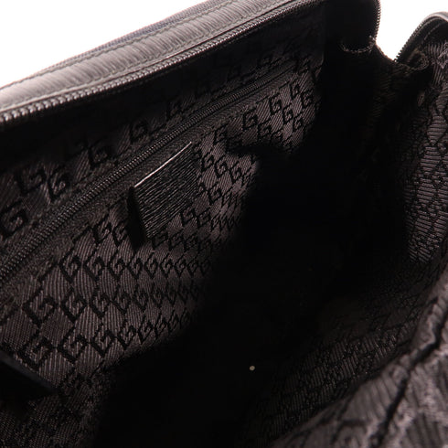 GUCCI GG GHW Handbag Tote Bag 001.5155 Canvas Black