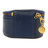 CHANEL CC GHW Pouch Clutch Bag Calfskin Leather Blue