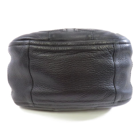 Salvatore Ferragamo Tote Bag Calfskin Leather Black