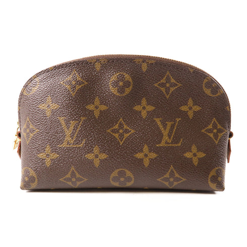 LOUIS VUITTON LV GHW Cosmetic Pouch Clutch M47515 Monogram Brown