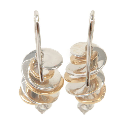 Fine Jewelry Earrings 18K White Gold Pink Gold