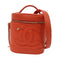 CHANEL CC GHW Vanity Case 2 Way Chain Shoulder Bag Handbag Lambskin Leather Red