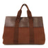 HERMES PHW Valparaiso MM Hand Bag Canvas Brown