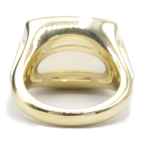BVLGARI Allegra Quartz Ring 18K Yellow Gold US#5.25
